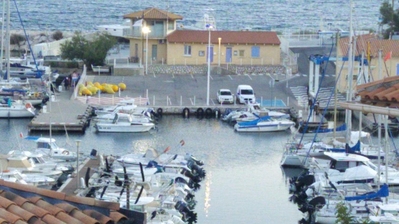 Magnifique Vue Mer Et Port Sausset-les-Pins Exteriér fotografie