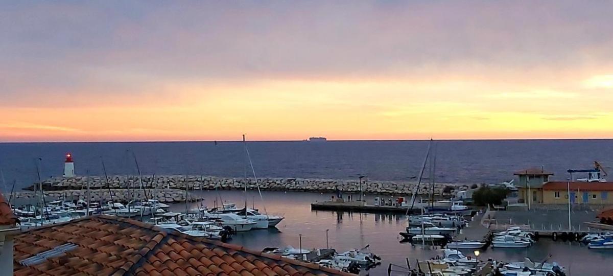 Magnifique Vue Mer Et Port Sausset-les-Pins Exteriér fotografie